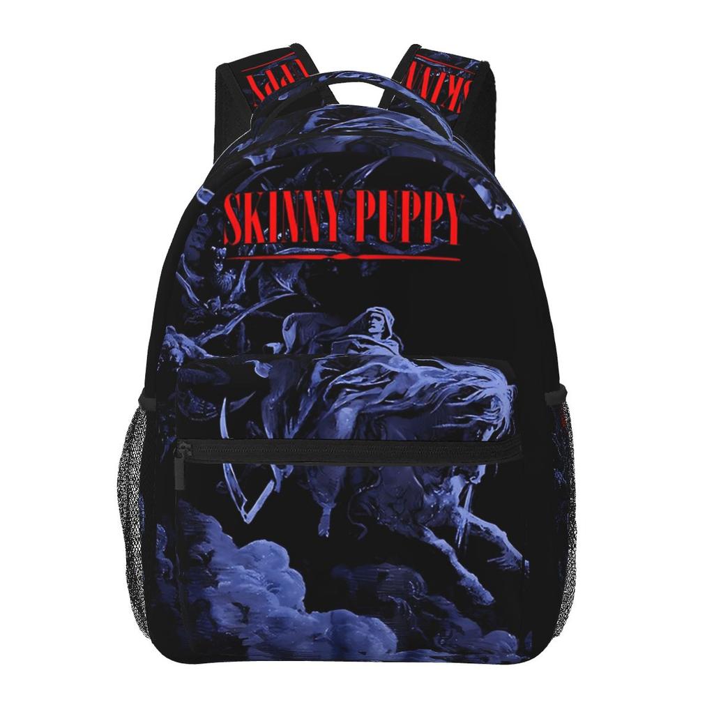 Группа Skinny Puppy Рюкзак-бензопила Студенческие Мальчики Девочки Рюкзак для книг Детская школьная сумка Компьютерные сумки через плечо для мужчин женщин