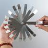 16 Blades Metric Feeler Gauge 0.05-1.0mm Curved Valve Offset Meansurement Tool for Spark Plug Gap Valve Tappets