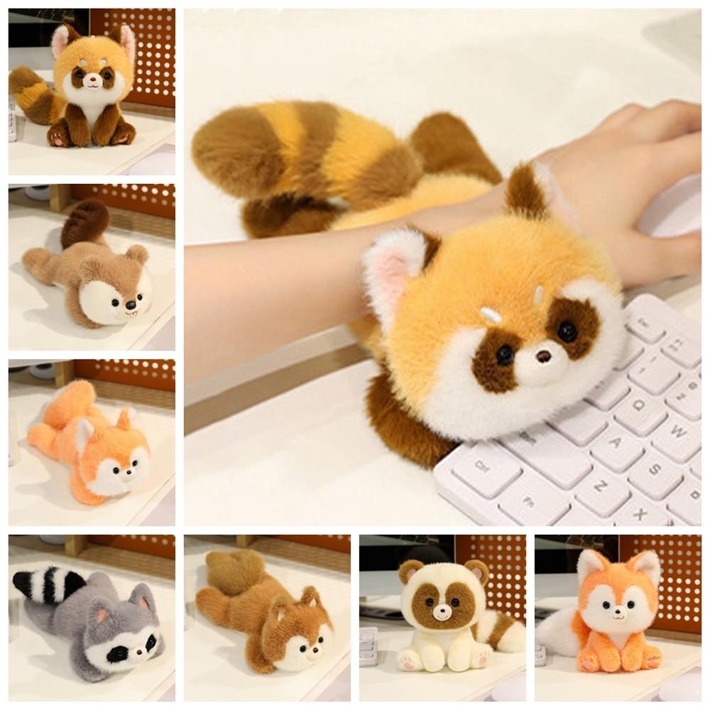 Wrist Pad Sitting Animals Plush Animals Animal Plush Doll Stuffed Toy Raccoon Plush Toy Children