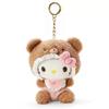 Плюшевая брелок-соска Sanrio Latte: Маленький Медвежонок, Куроми и Моя Мелоди