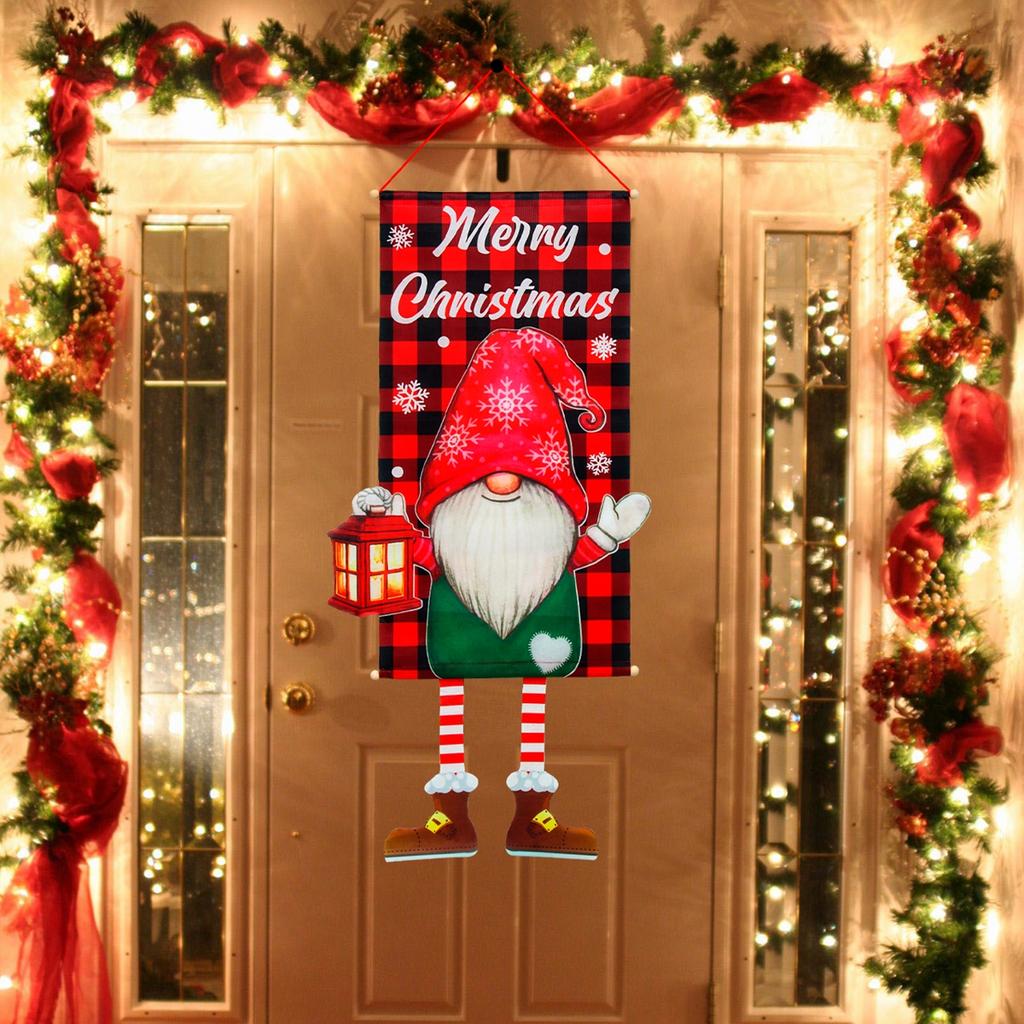 Christmas Hanging Flag Merry Christmas Decorations For Home 2025 Christmas Gifts Christmas Ornaments Navidad Xmas New Year 2026