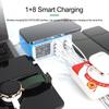 RELIFE RL-304S AC100-240V 8 Port USB Fast Charger Support QC3.0+PD Wireless Charging for iPhone Samsung Huawei Phone Repair Tool