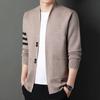 Autumn and Winter Men's Fashion Korean Version Trend New Men's Knitted Sweater Casual Jacket Top Men's Knitted Cardigan