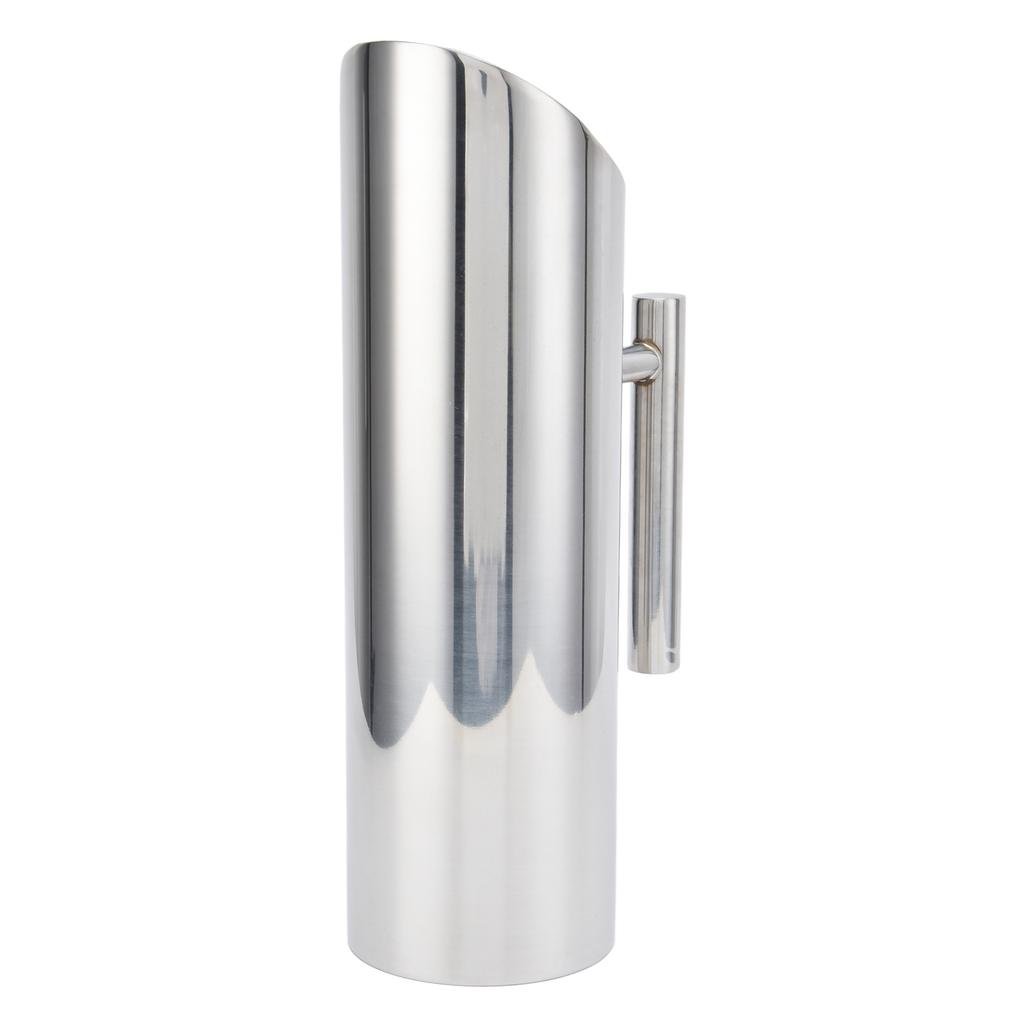 Кувшин из нержавеющей стали Прочный 304 Нержавеющая сталь Большая вместимость Эргономичная ручка Жаростойкий Обтекаемый кофейный кувшин