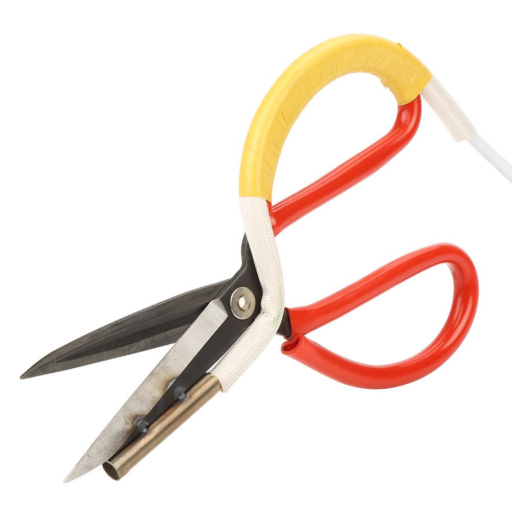 Electric Heating Tailor Scissors Electric Heating Scissors Adjustable Electric Heating Cloth Fabric Cutter Tailor Scissors