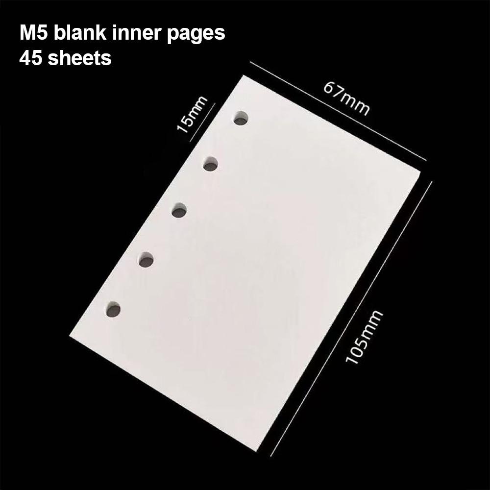 5-Ring Loose-Leaf Binder Notebook with Photo Window Pocket Journal M5 Notebook  School Office