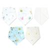 Ozmom Toddler Snap Scarf Bibs 5p Set, Korean Baby Products