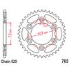 Motorcycle 525 Rear Sprocket For Ducati 937 Multistrada V2 22-23 950 Multistrada S 19-21 937 Desert X 23-24 950 Desert X 2022-23