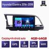 Wireless Car Radio Carplay For Hyundai Elantra 2016-2018 Android Multimedia Video Player GPS Navigation WIFI 4+64GB