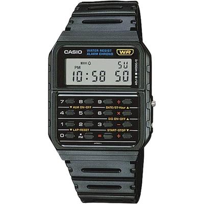 Часы с функцией калькулятора Черные Ca 53w 1z