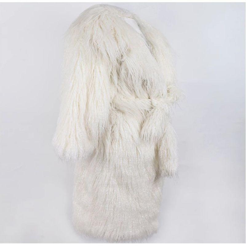Women's Long Casual Loose And Warm Fur Coat In Large Size