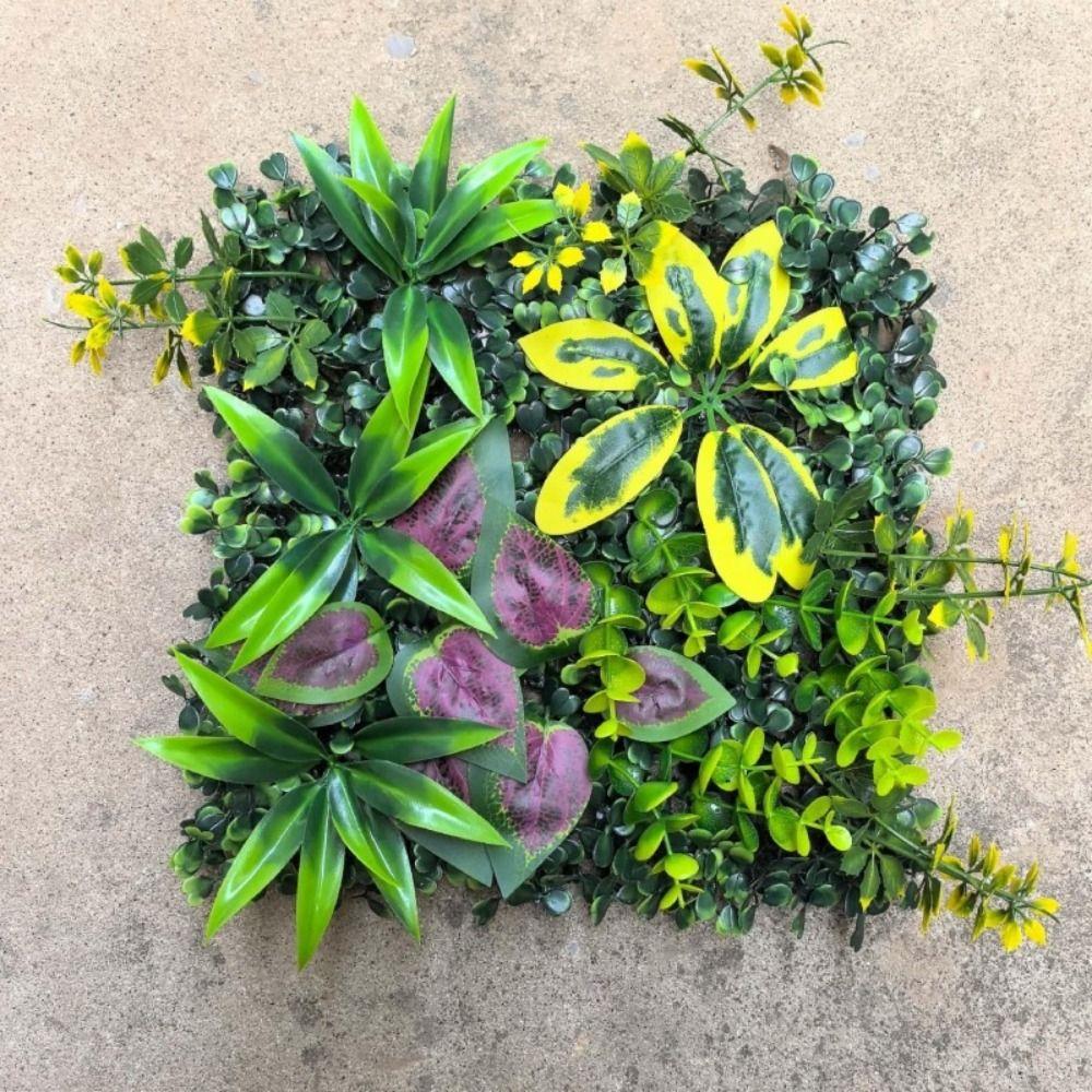 Вечная жизнь Искусственная стена из растений Панель Сделай сам Искусственный папоротник Трава Ширма для конфиденциальности