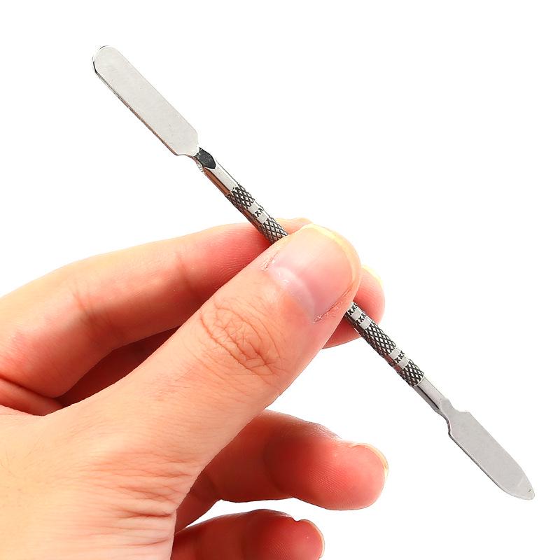 В наличии набор колец-палитр для смешивания макияжа из нержавеющей стали