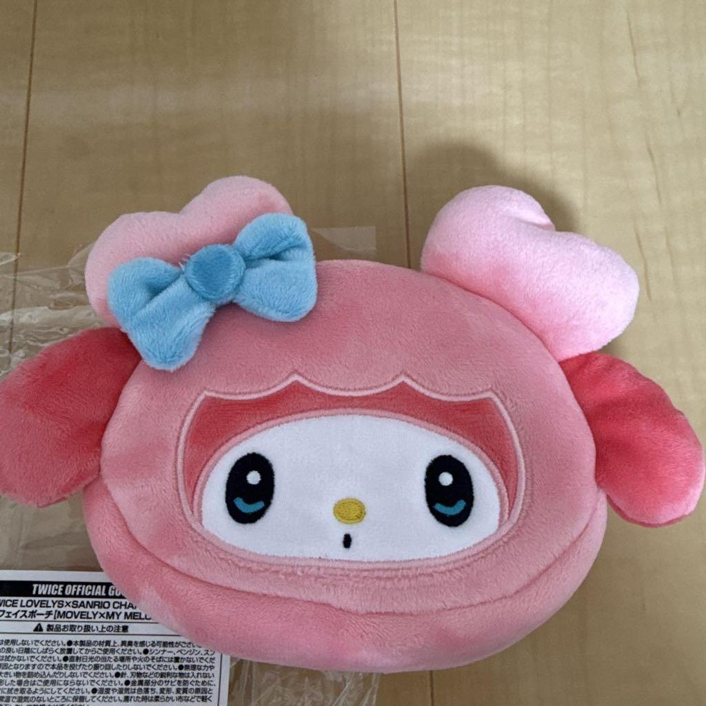 [USED] TWICE X Sanrio Face Pouch My Melody Momo
