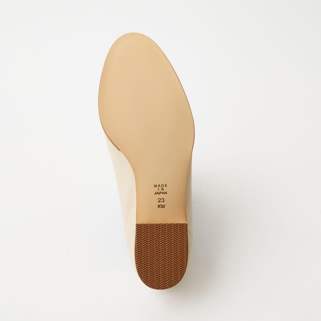 Туфли-лодочки на низком каблуке, модель 133025100013 [Diana], Япония, бежевый, 24,5 см,