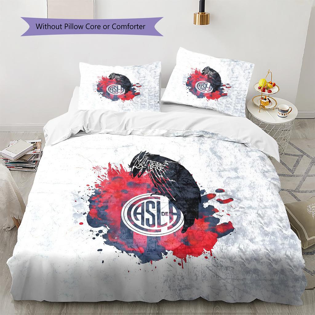San Lorenzo de Almagro Pattern Bedding Quilt Set Home Decoration Gift (1 * duvet cover + 2 * pillowcase without core)
