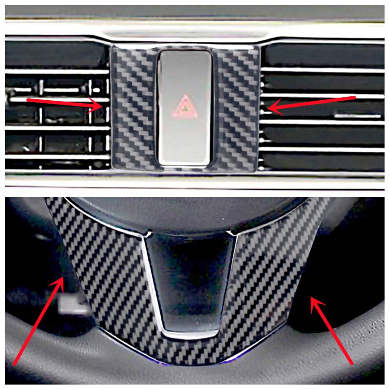 Углеродное волокно автомобильная дверь, панель переключения передач, центральное управление, декоративная крышка, наклейки для салона автомобиля Mazda 3 Axela