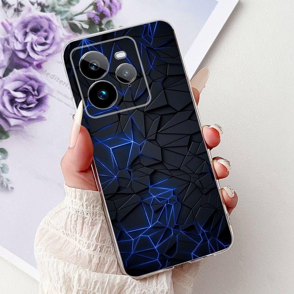 Для Realme GT 7 Pro GT7 Pro RMX5010 RMX5011 Задняя крышка Крутой мультяшный Дракон Астронавт Животные Чехол для телефона Мягкий силикон Прозрачный чехол