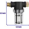 Garden Hose Filter for Pressure Washer inlet Water, Inline Filter for Sediment, 40 Mesh Screen, Extra 100 Mesh