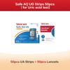 AWP1 Sinocare Safe AQ UG Глюкометр и анализатор мочевой кислоты или Тест-полоски для определения глюкозы/мочевой кислоты для диабетиков, подагры, Глюкометр, Мультиупаковка