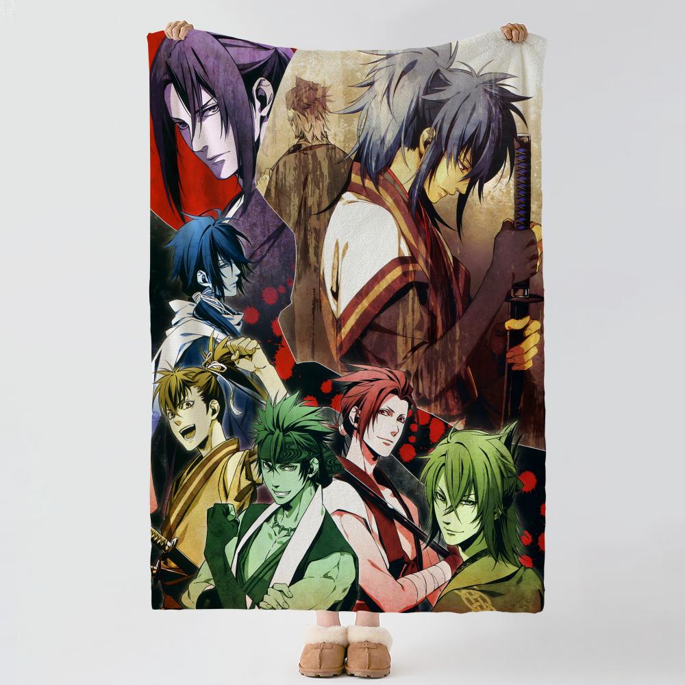 Игра H-Hakuoki-I Толстое Уютное Фланелевое Одеяло, Многоцелевое Использование В Помещении На Улице Ежедневный Сон