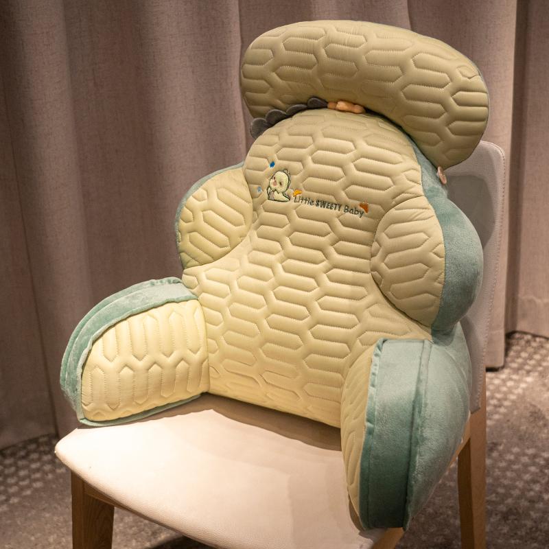 Подушка для сиденья из латекса с кусочками льда, успокаивающая поясничная спина, съемная, моющаяся, многофункциональная подушка для чтения