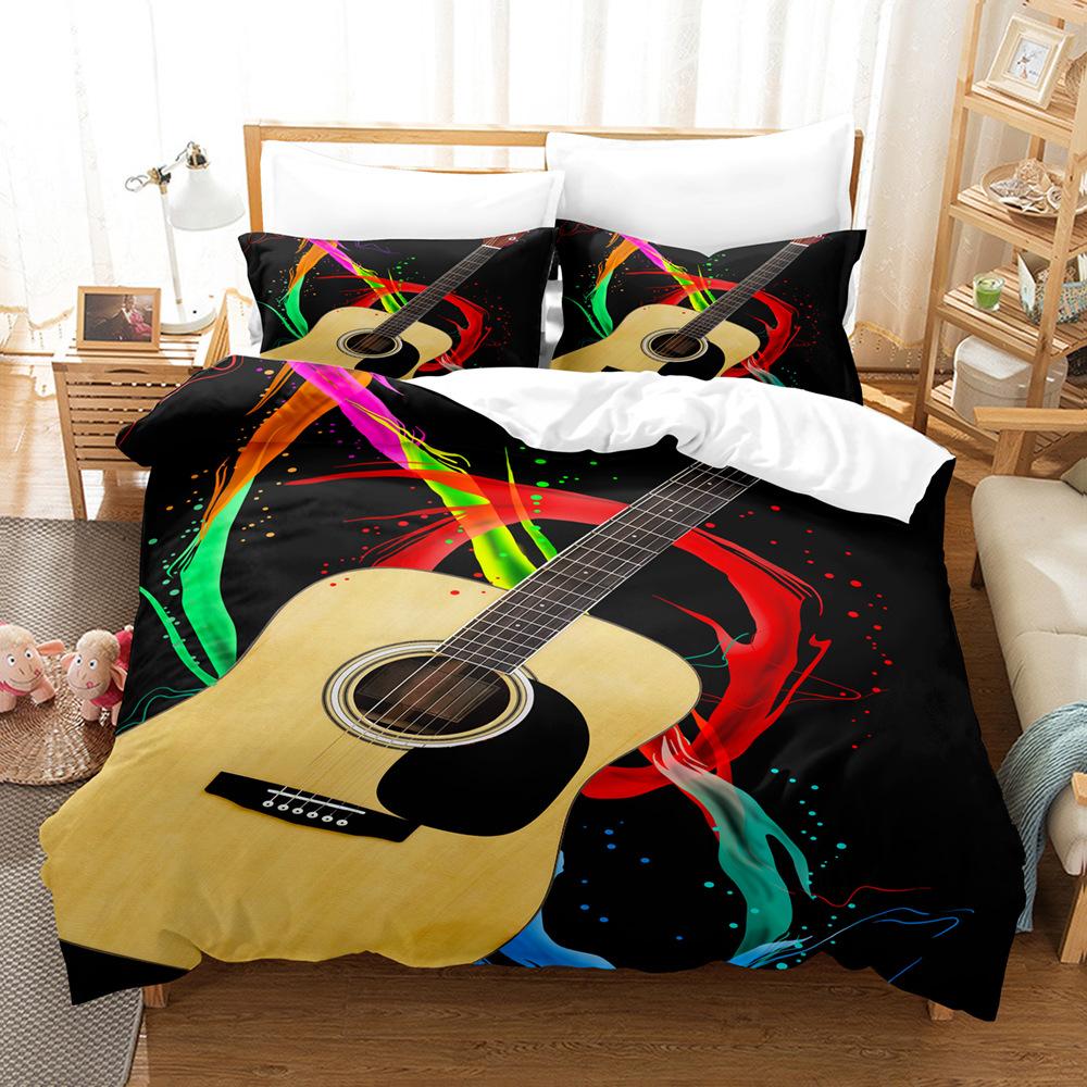 Модная технология печати, 3D цифровая печать, постельное белье, пододеяльники, наволочки, комплекты из трех предметов