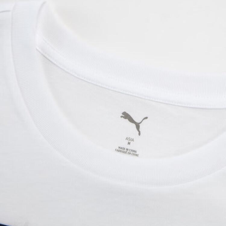 Новая мужская футболка PUMA Basic GRAPHICS Белая 02 690666-02