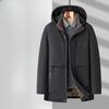 Одежда со съемным капюшоном из графенового хлопка Деловая повседневная теплая одежда из хлопка Куртка