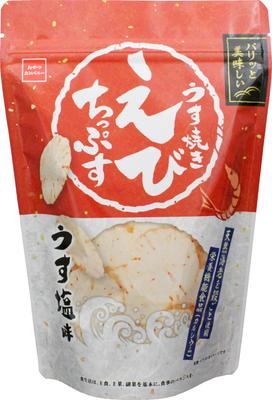 Слегка обжаренные чипсы из креветок компании Oyatsu, соленые, 80 г x 10 пакетиков, Функциональная пища, кальций, хрустящие, натуральные [Официальный] (Питательные креветки)