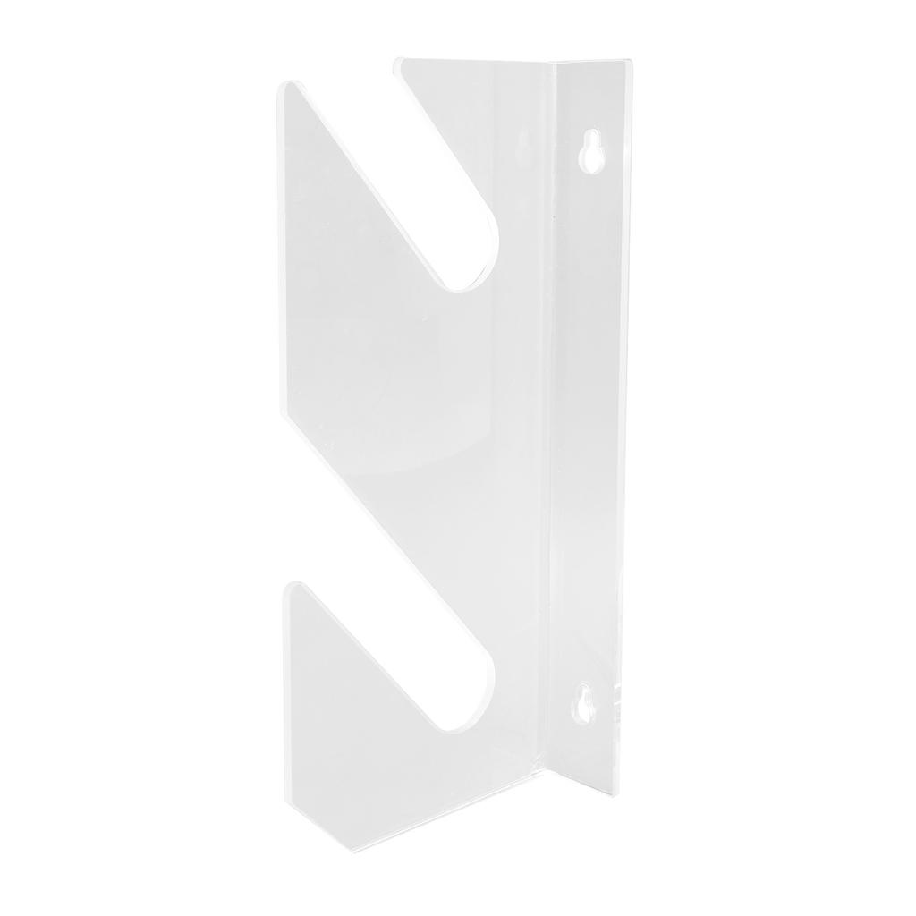 2-уровневая настенная стойка для скейтборда, акриловая, экономящая место, устойчивая, простая в установке, для лонгборда, сноуборда