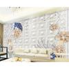 Современные 3D Обои Diamond Pearl Цветочные Обои, Спальня Гостиная Фон Настенная Роспись