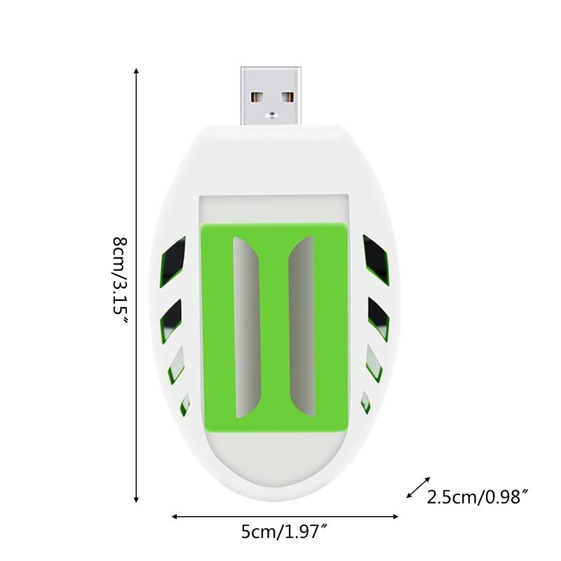 Портативный USB-репеллент от насекомых и комаров, пластиковый нагреватель для благовоний, контроль, сон, дом