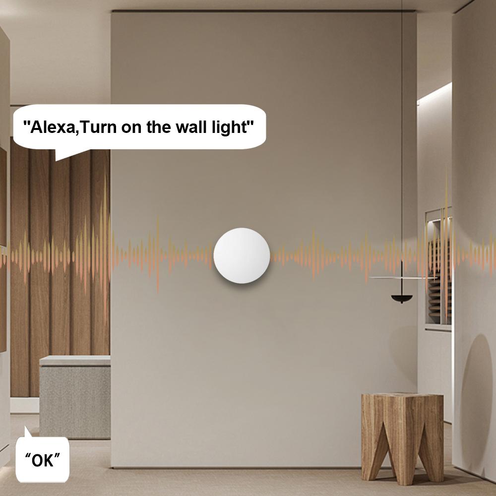 Tuya ZigBee Smart Button Scene Switch Беспроводной пульт дистанционного управления с одной кнопкой Многофункциональный переключатель сценариев Голосовой помощник Google Alexa