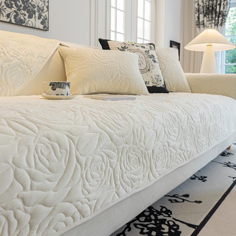 Осенне-зимняя подушка для дивана, высококачественные нескользящие подушки для сиденья, утолщенный флисовый чехол для дивана, ткань