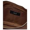 MLB New York Yankees Basic Retro Logo Synthetic Leather Handbag Women handbag Brown 3ABQV026N-50BRS