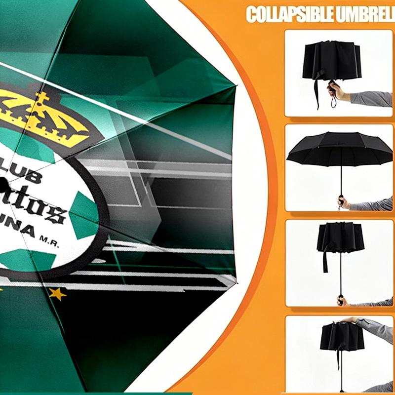 Club Santos Laguna Print Umbrella Automatic Opening/ Closing - Portable Foldable Design - Daily use for Travel/Outdoor - Gift for Birthday