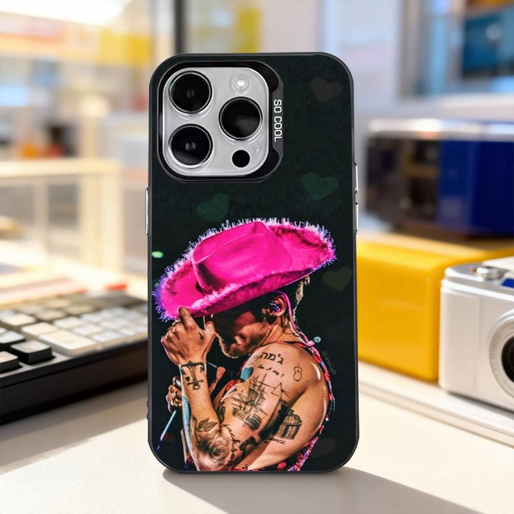 H-HaRRy-Музыкальные стили Чехол для телефона Для iPhone 11,12,13,14,15,16,17,Pro,Max,Plus,E,Air,Mini IMD Матовый черный