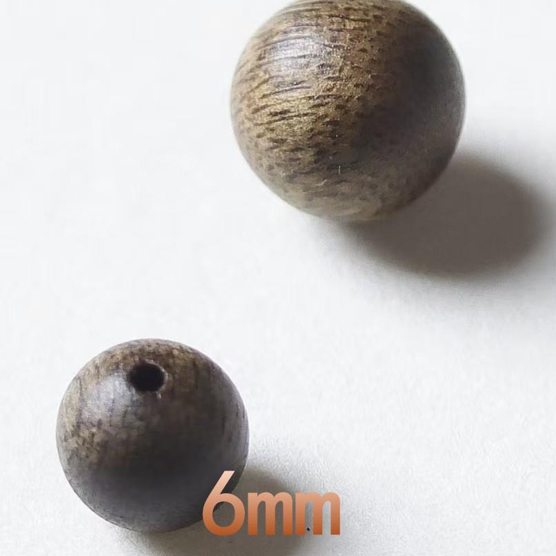 Natural Brunei Black Agarwood Sink-Grade Loose Beads and Prayer Beads Bracelet Accessories