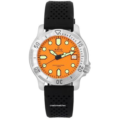 FreeDiver Professional Sapphire Orange Dial Quartz RTF025 200M Мужские часы