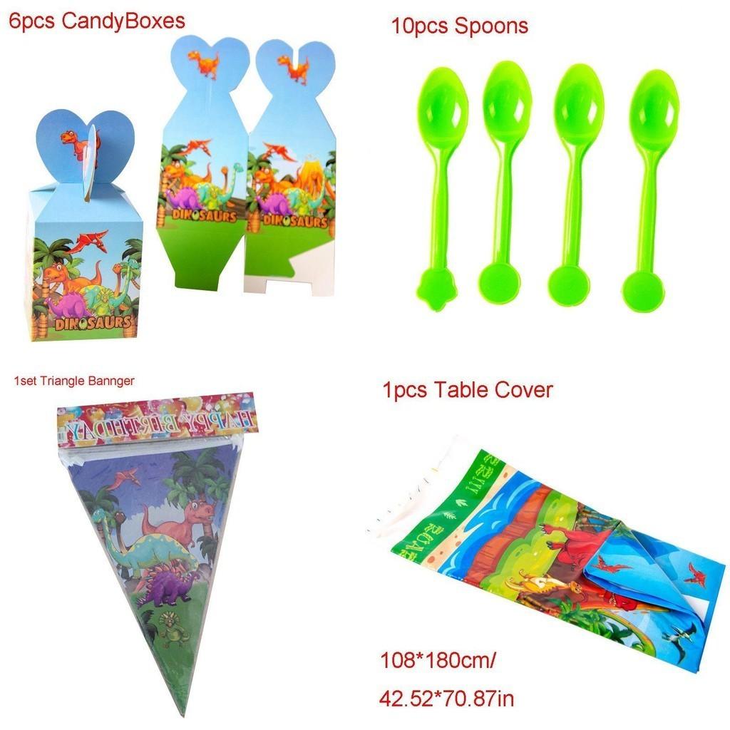 Очаровательный набор для украшения вечеринки в тематике динозавров и вулкана для незабываемых детских дней рождения