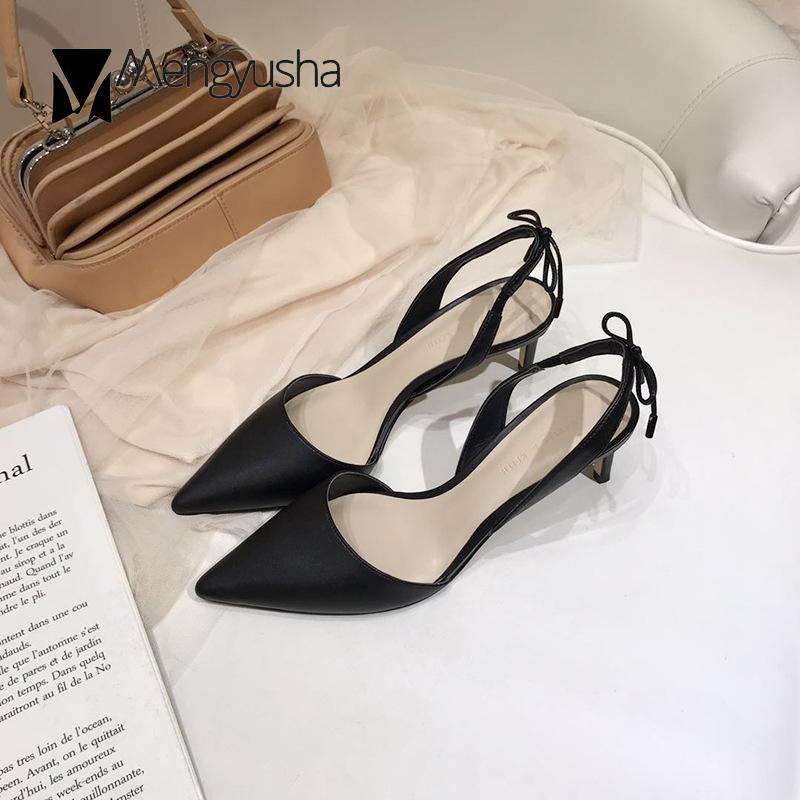 Модные мюли с эластичным ремешком сзади, женские босоножки-бабочки из замши с острым носком, синие шлепанцы телесного цвета из искусственной кожи, туфли-шпильки на высоком каблуке, сандалии