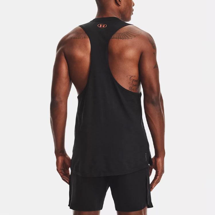 Under Armour Майка-топ Project Rock Charged Cotton Training для мужчин, черная 1361623-001