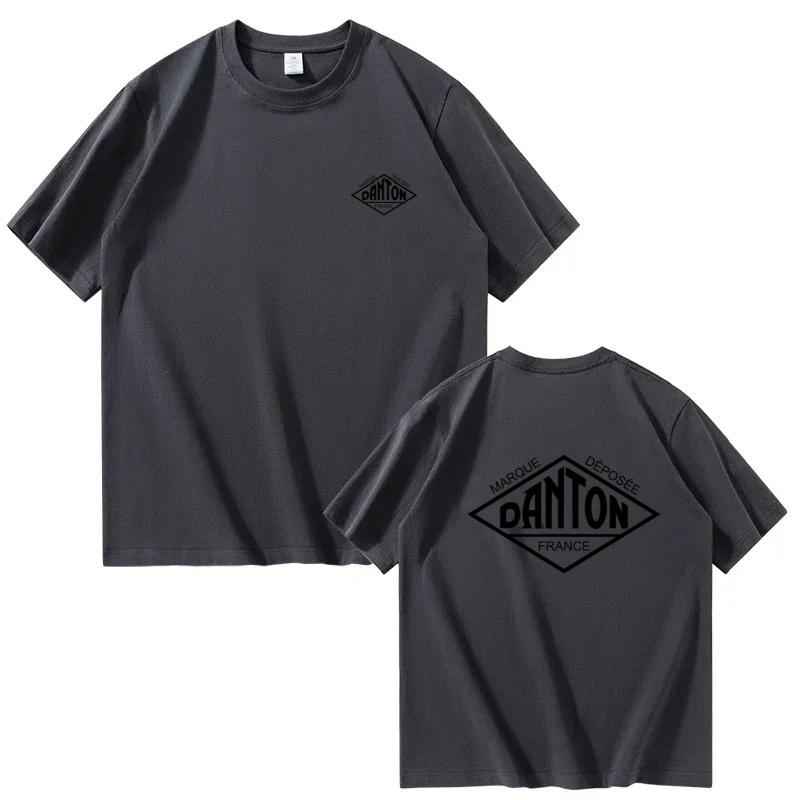 2026 Exported To Japan Orders Classic Embroidery Fashion Solid Simple Loose Short Sleeve Cotton Couple Tshirt UnisexWomen Top