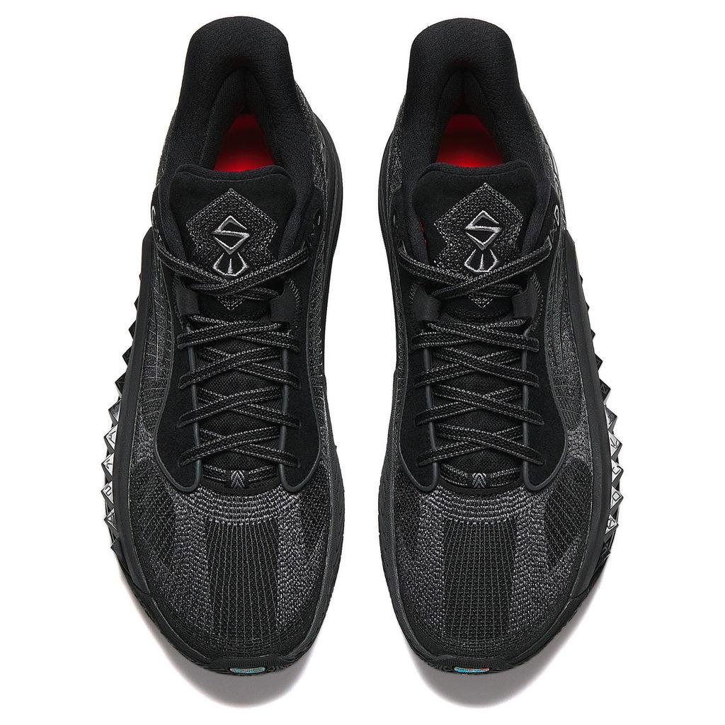 Anta Shock Wave 6 Pro Kyrie Irving Black Knight Men Sneakers Grey 112431111-1