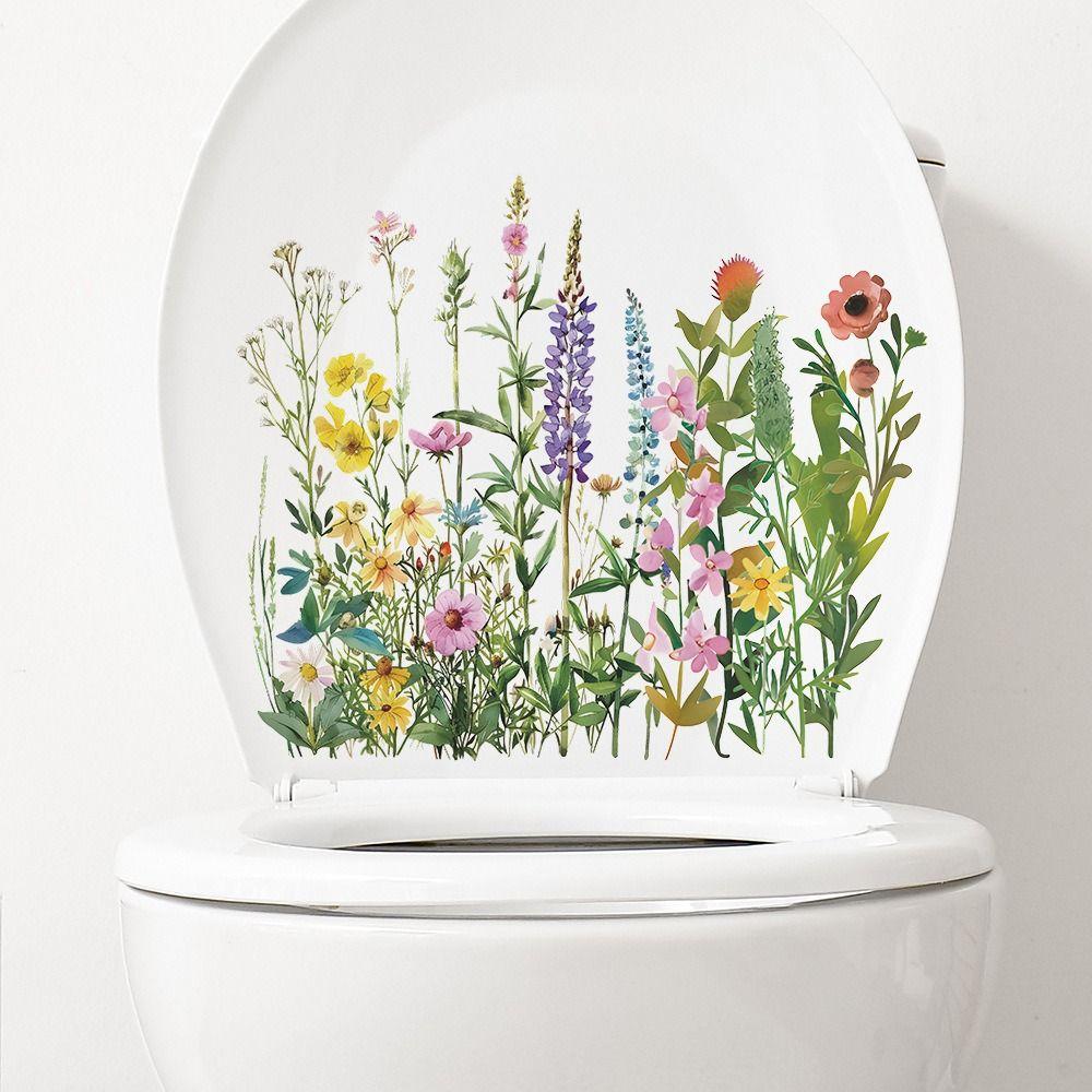 Bathroom Wall Decoration Toilet Lid Sticker Home Decor Ornaments Wall Decals
