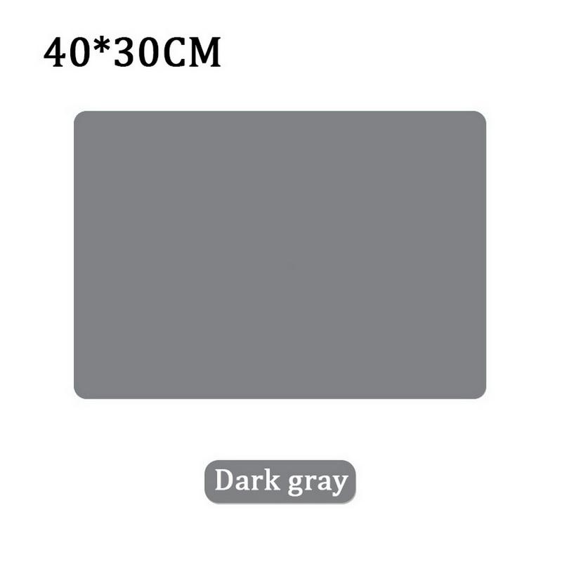 60/40 см силиконовый водонепроницаемый коврик для столовых приборов, теплоизоляционный противоскользящий моющийся обеденный коврик для кухонной стойки, защита