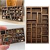 Mini Wooden Trinket Shelf for Jewelry and Mineral Display