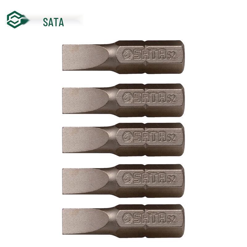 SATA 59215 Набор из 5 плоских отверточных бит 5 мм
