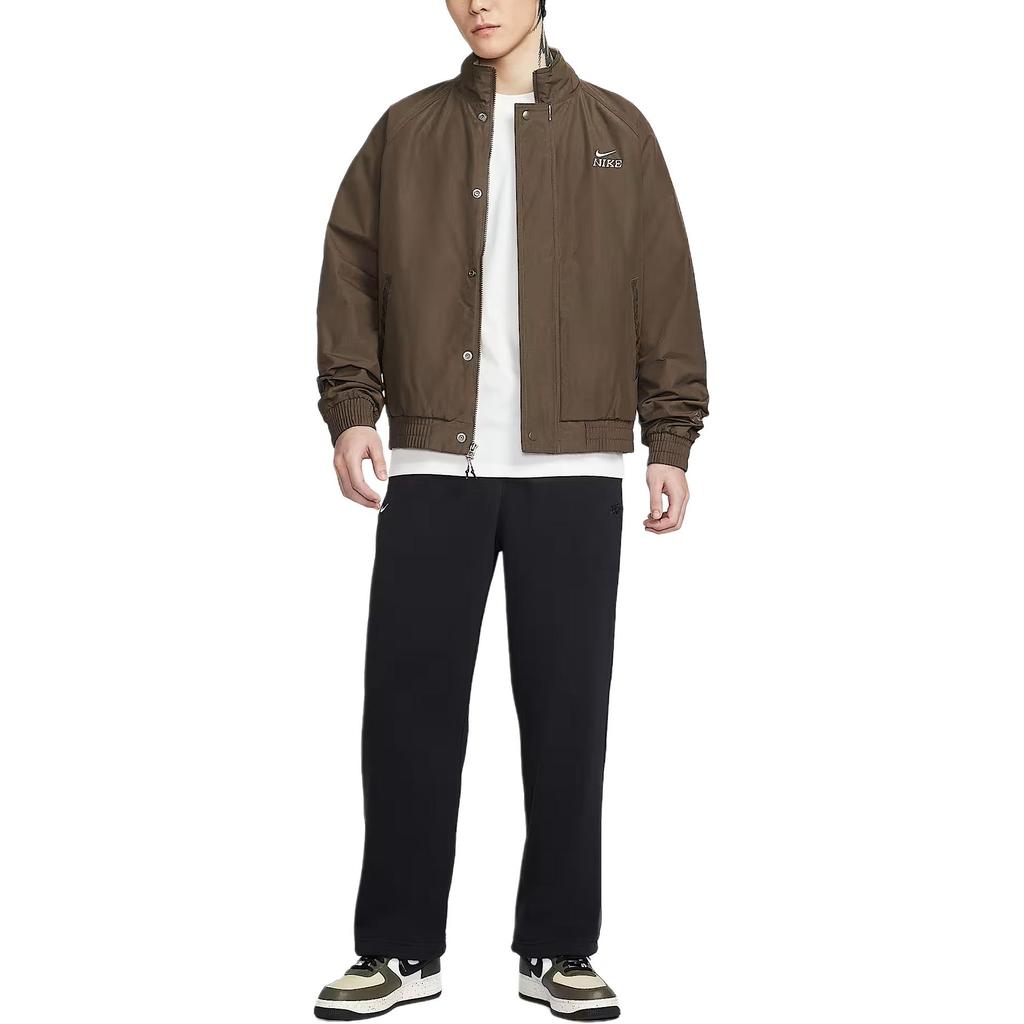 Nike Клубная куртка FW25 Год Лошади Ограниченный выпуск Свободный крой Воротник-стойка Молния Флис Длинный рукав Мужская куртка IQ3705212
